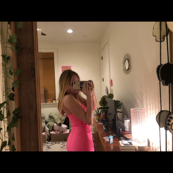 pink bodycon dress - Picture 3 of 5